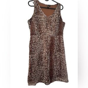 Milano leopard cheetah print dress size 6/8
